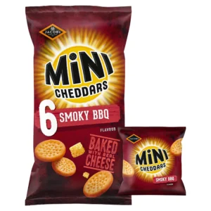 Jacob'S Mini Cheddars Smoky Bbq 6x23G