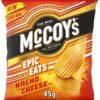 Mccoy’S Nacho Cheese Flavour Ridge Cut Potato Crisps 45G