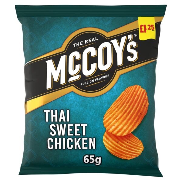 Mccoy’S Thai Sweet Chicken Sharing Crisps 65G, £1.25 PMP
