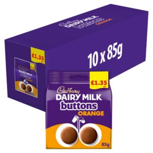 Cadbury Dairy Milk Orange Buttons Chocolate Bag £1.35 PMP 85G
