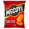 Mccoy’S Ridge Cut Salted Flavour Potato Crisps 45G