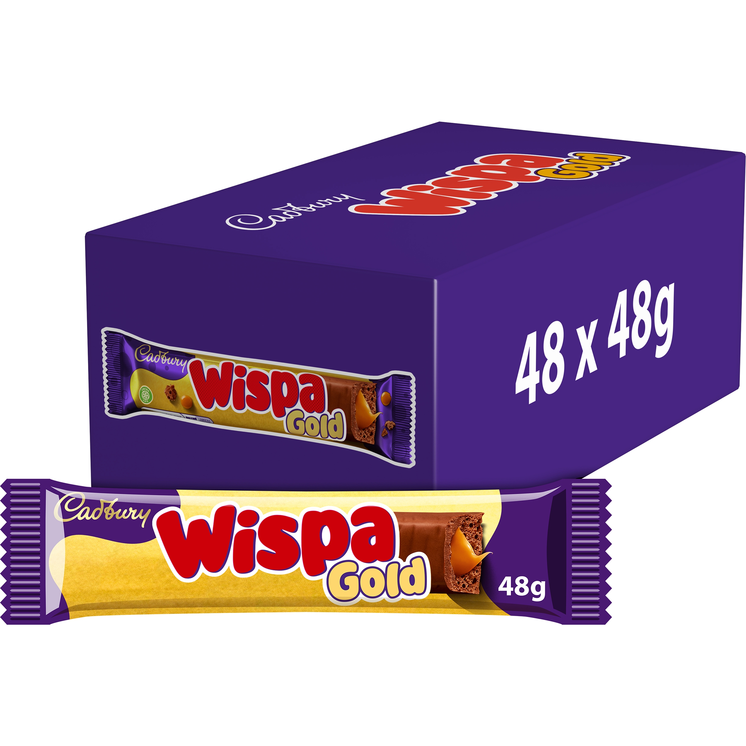 Cadbury Wispa Gold Chocolate Bar 48G