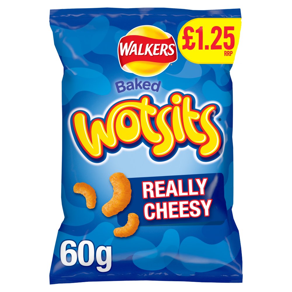 Walkers Wotsits Cheese Snacks PMP £1.25 60G