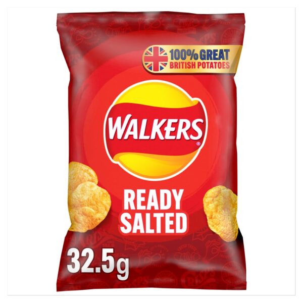 Walkers Ready Salted Crisps 32.5G