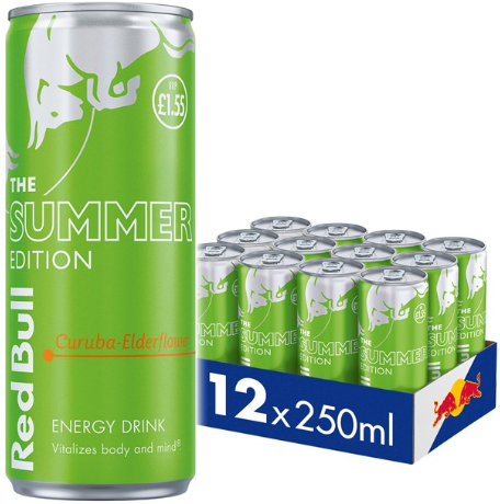 Red Bull Energy Drink Summer Edition Curuba & Elderflower 250ml, 12 Pack PM 1.55