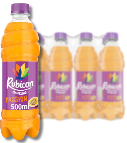 Rubicon Sparkling Passion Fruit Juice Drink 500ml