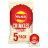 Walkers Crinkles Simply Salted Multipack Crisps 5x23G