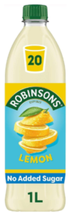 Robinsons Double Concentrate No Added Sugar Lemon Squash 1L