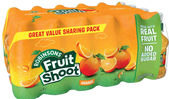 Fruit Shoot Orange, 24 x 200ml