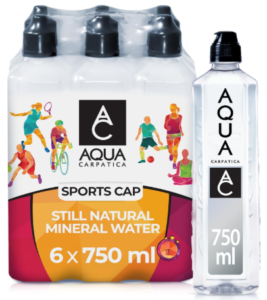 Aqua Carpatica Still Natural Mineral Water Sports Cap 750ml