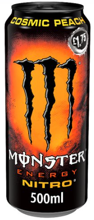 Monster Nitro Cosmic Peach PMP £1.75 500ml