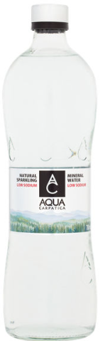Aqua Carpatica Sparkling Natural Mineral Water 750ml