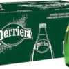 Perrier Sparkling Natural Mineral Water Glass 24x330ml