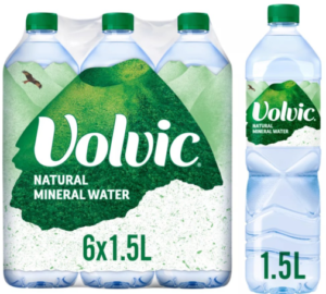 Volvic Natural Mineral Water 6 x 1.5L