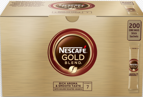 Nescafe Gold Blend Instant Stick Pack 200's