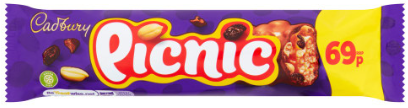 Cadbury Picnic PM 69P 48G