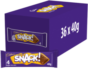 Cadbury Snack Shortcake Chocolate Biscuit, 40g