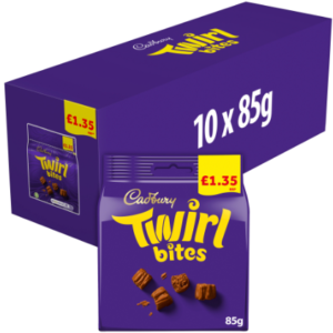 Cadbury Twirl Bites Chocolate Bag £1.35 PMP 85g