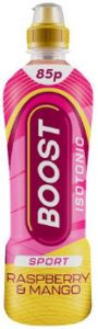 Boost Limited Edition Isotonic Sport Raspberry & Mango Pm 85p 500ml