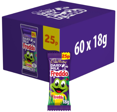 Cadbury Dairy Milk Freddo Chocolate Bar 25p PMP 18g