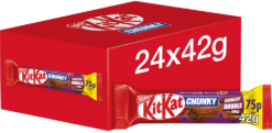 Kit Kat Chunky Crunchy Double Chocolate Bar PMP 75p 42g