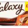 Galaxy Orange Milk Chocolate Block Bar 110g £1.25 PMP