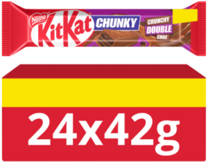KitKat Chunky Crunchy Double Chocolate Bar 42g PMP 75p
