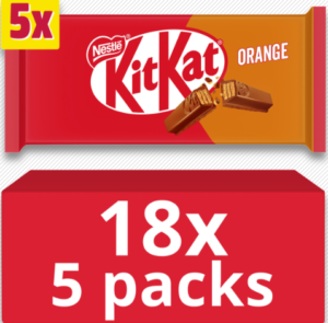 Kit Kat 2 Finger Orange Chocolate Biscuit Bar 5x20.7g