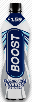 Boost Energy Sugar Free Pm £1.59 1 Litre
