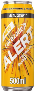 Lucozade Alert Tropical Burst Energy Drink 500ml PMP £1.39