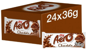 Aero Bubbly Milk Chocolate Bar 36g