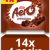 Aero Bubbly Milk Chocolate Bar Multipack 27g 4 Pack