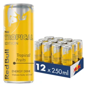 Red Bull Energy Drink Tropical Edition 250ml, 12 Pack