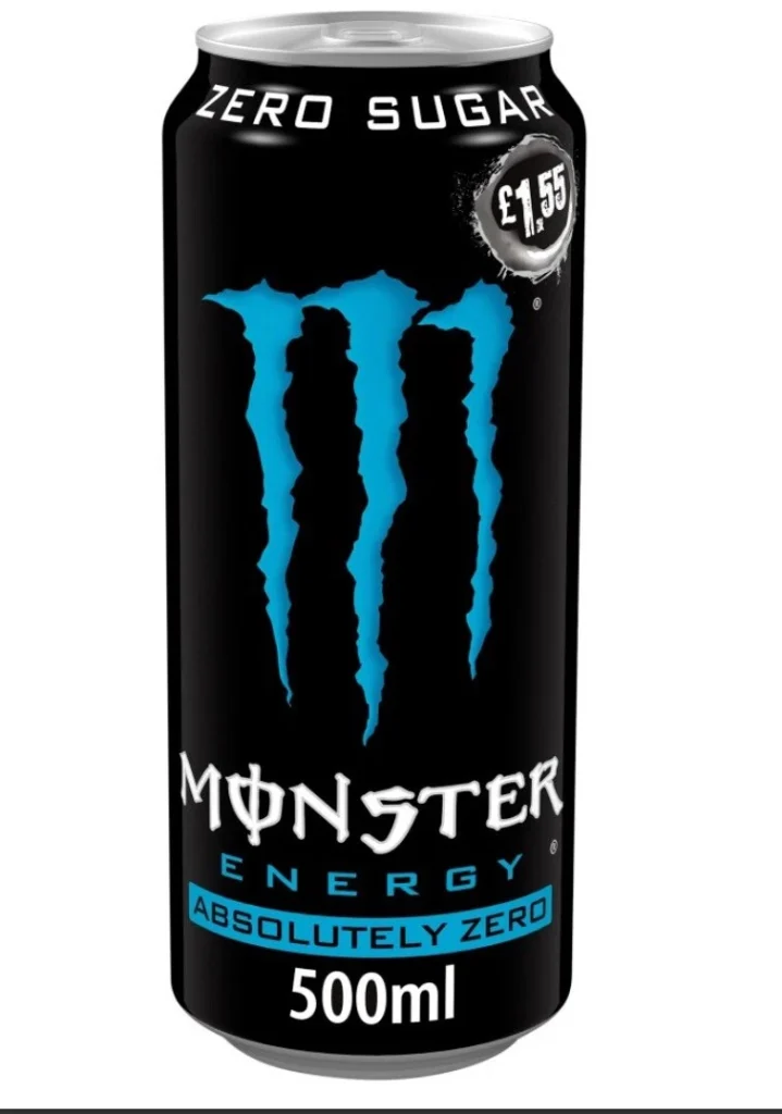 Monster Energy Drink Absolutely Zero Sugar 12 x 500ml PM £1.55
