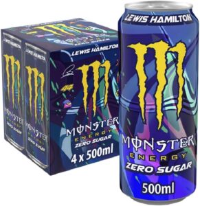Monster Energy Drink Lewis Hamilton Zero Sugar 4 x 500ml