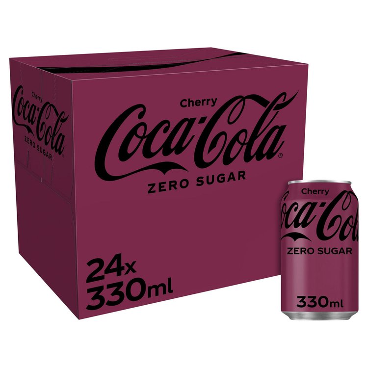 Coca-Cola Zero Sugar Cherry 330ml