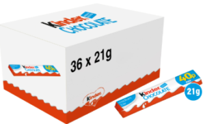 Kinder Chocolate Medium Bar 21g 40p PMP