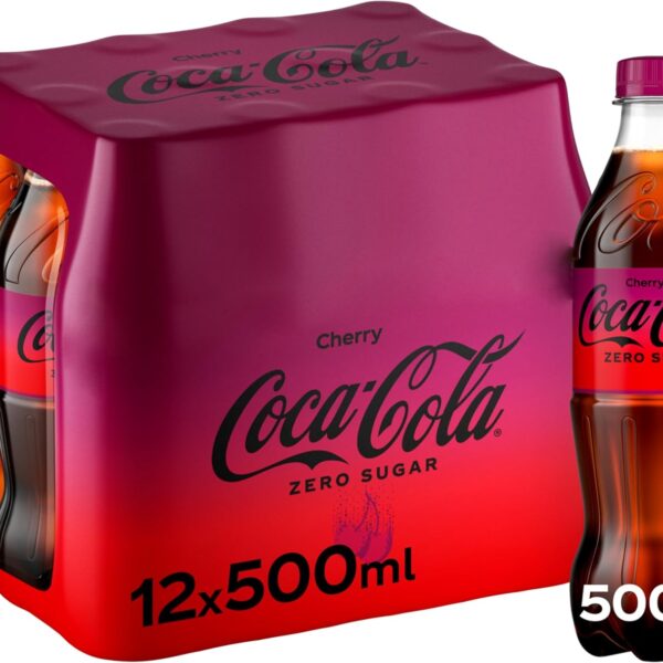 Coca-Cola Zero Sugar Cherry 12 x 500ml