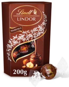 Lindt Lindor Hazelnut Truffles Chocolate Truffles 200g