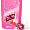 Lindt Lindor Strawberries & Cream Chocolate Truffles Box 200g