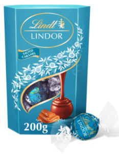 Lindt Lindor Salted Caramel Chocolate Truffles Box 200g