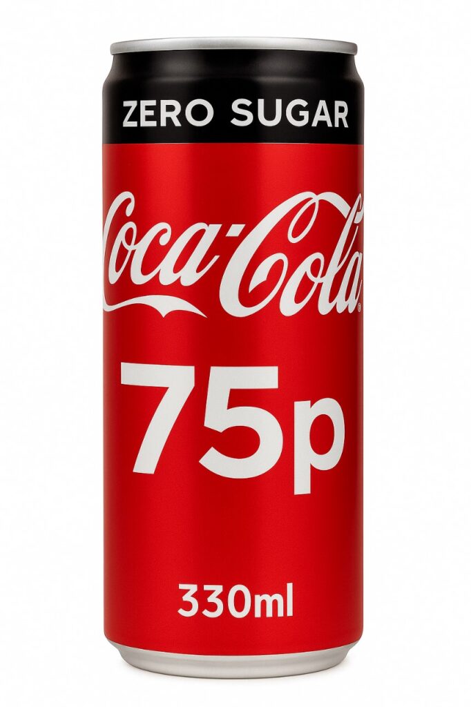 Coca-Cola Zero Sugar 24 x 330ml PMP 75P