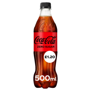 Coca-Cola Zero Sugar 500ml PM £1.20