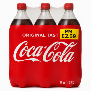 Coca-Cola Original Taste 6 x 1.75L PM £2.59