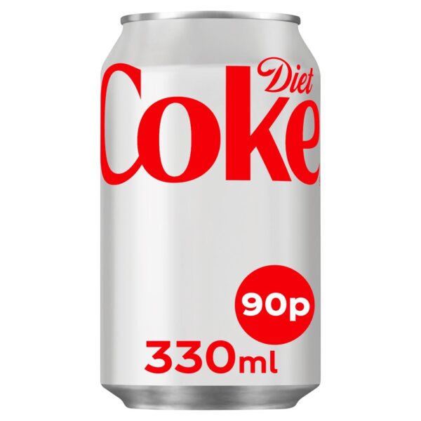 Diet Coke 24 x 330ml PM 90P