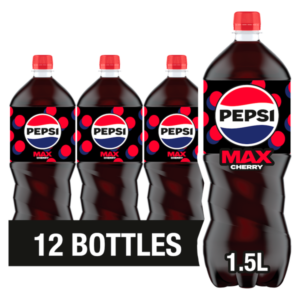Pepsi Max Cherry No Sugar Cola Bottle 1.5L
