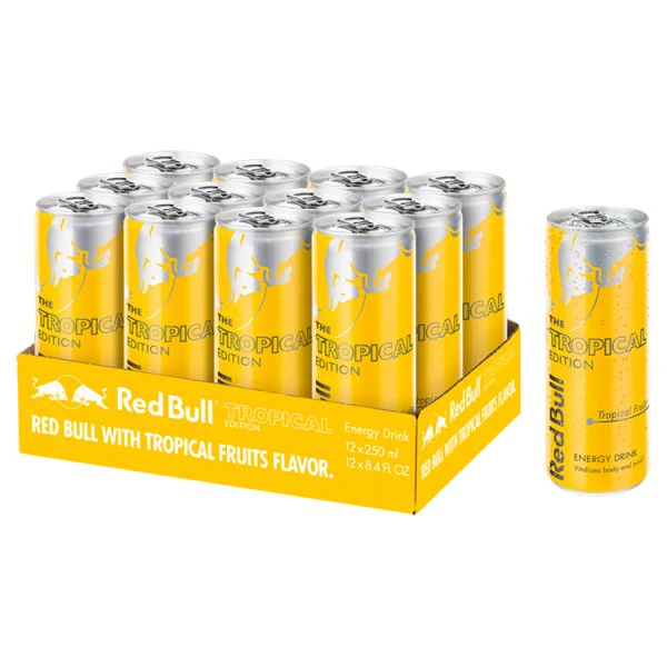 Red Bull / Red Bull Energy Drink Tropical Edition 250ml, 12 Pack