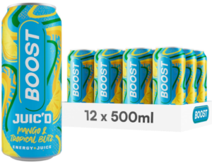 Boost Energy Juic'd Mango & Tropical Blitz Pm £1.00 500ml