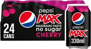 Pepsi Max Cherry Cans 330ml