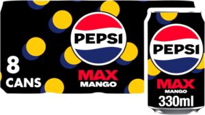 Pepsi Max Mango 8 x 330ml